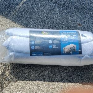 Serta Euro Square Pillow Two pack